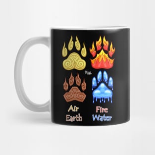 Elemental Paw Prints Mug